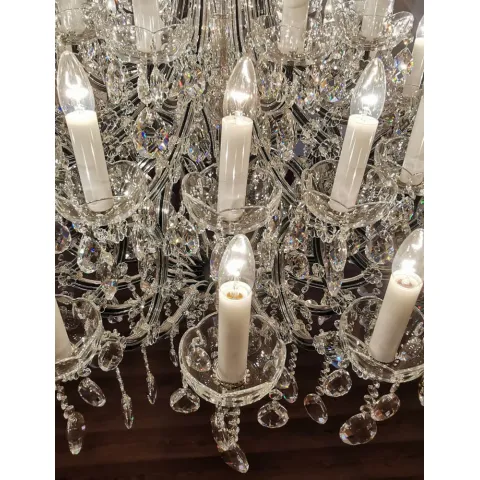 Candelabru Cristale, Maria Theresa black, Bohemia, E14, BX010L10952N248black, Crystal