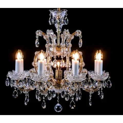 Candelabru Cristale Maria Antonia, Bohemia, E14, BX010L10956Z209BRUS, Crystal