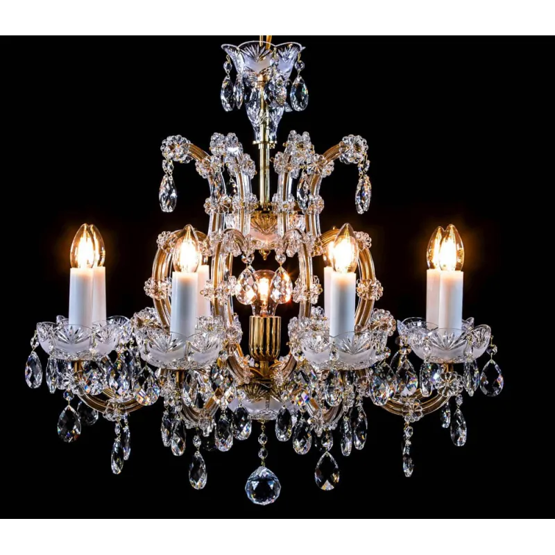 Candelabru Cristale Maria Antonia, Bohemia, E14, BX010L10956Z209BRUS, Crystal