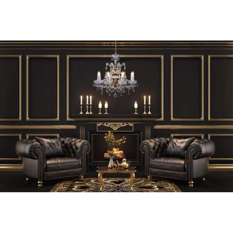 Candelabru Cristale Maria Antonia, Bohemia, E14, BX010L10956Z209BRUS, Crystal