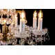 Candelabru Cristale Maria Antonia, Bohemia, E14, BX010L10956Z209BRUS, Crystal