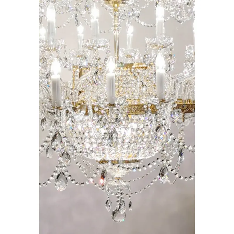 Candelabru Cristale, large, Bohemia, E14, BX010L12072Z256, Crystal