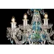 Candelabru Cristale blue, Bohemia, E14, EL010100802-3C, Crystal