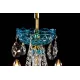 Candelabru Cristale blue, Bohemia, E14, EL010100802-3C, Crystal