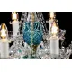 Candelabru Cristale blue, Bohemia, E14, EL010100802-3C, Crystal