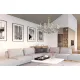 Candelabru Cristale, lux, Bohemia, E14, EL01010118+301PB, Crystal