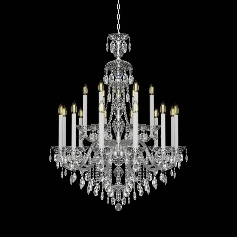 Candelabru Cristale, lux, Bohemia, E14, EL0101011801ELPB, Crystal