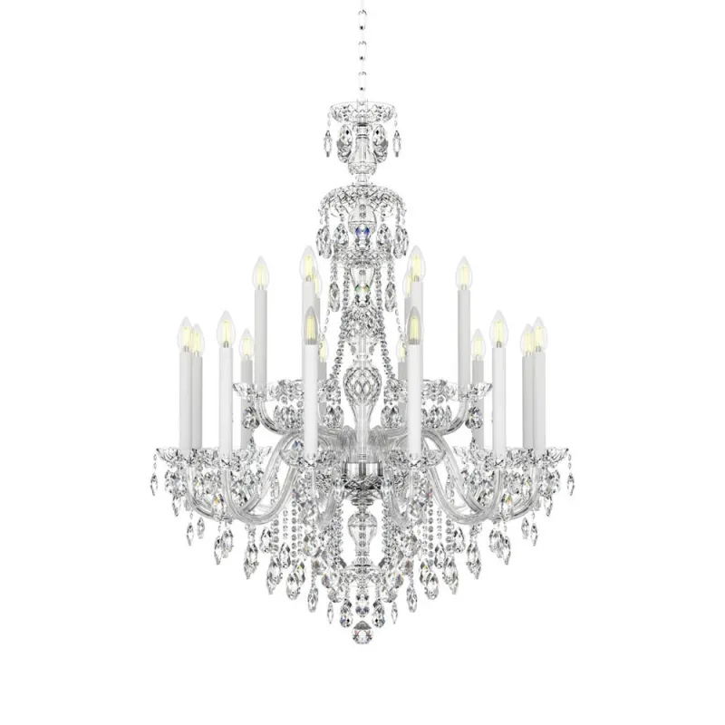 Candelabru Cristale, lux, Bohemia, E14, EL0101011801ELPB, Crystal