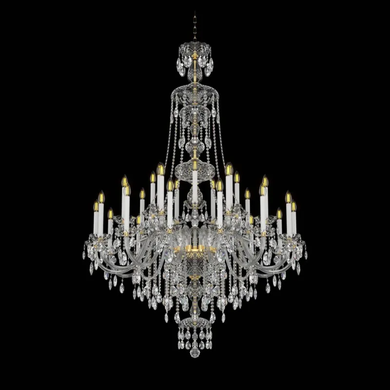 Candelabru Cristale, Bohemia, E14, EL0101012801ELPB, Crystal