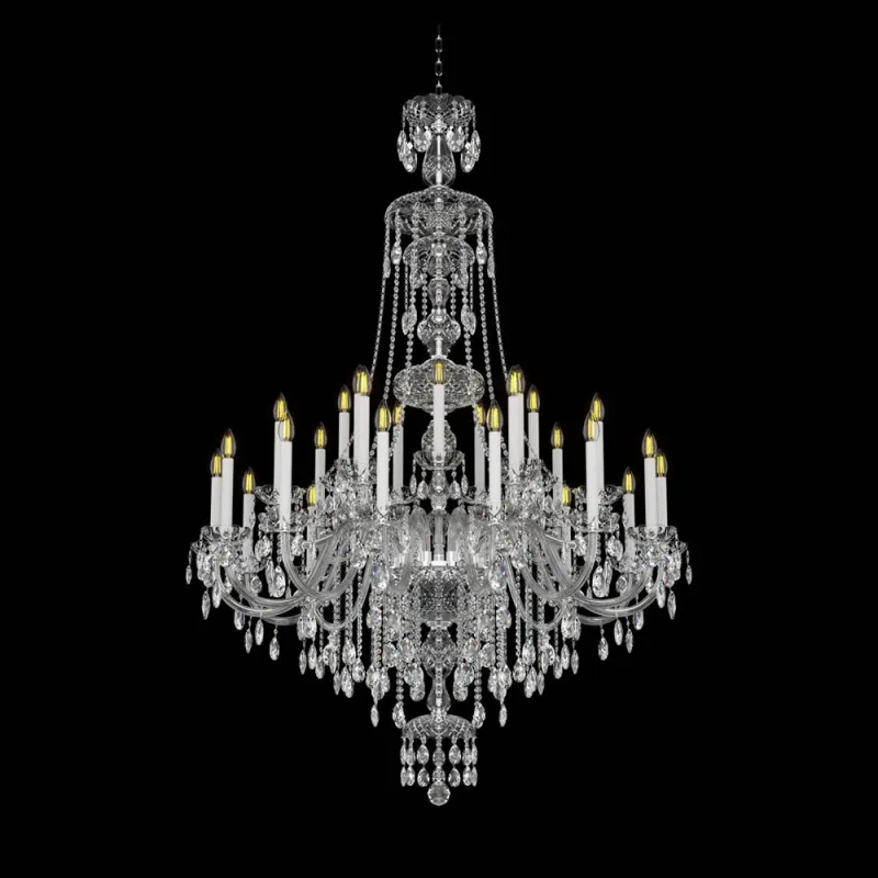 Candelabru Cristale, Bohemia, E14, EL0101012801ELPB, Crystal