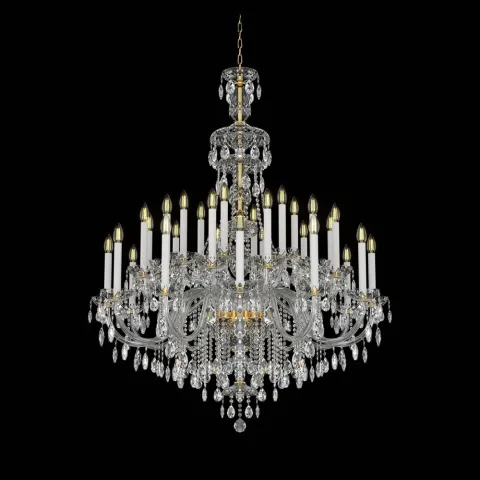 Candelabru Cristale, lux, Bohemia, E14, EL0101013001ELPB, Crystal