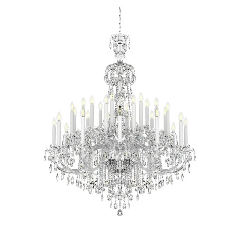 Candelabru Cristale, lux, Bohemia, E14, EL0101013001ELPB, Crystal