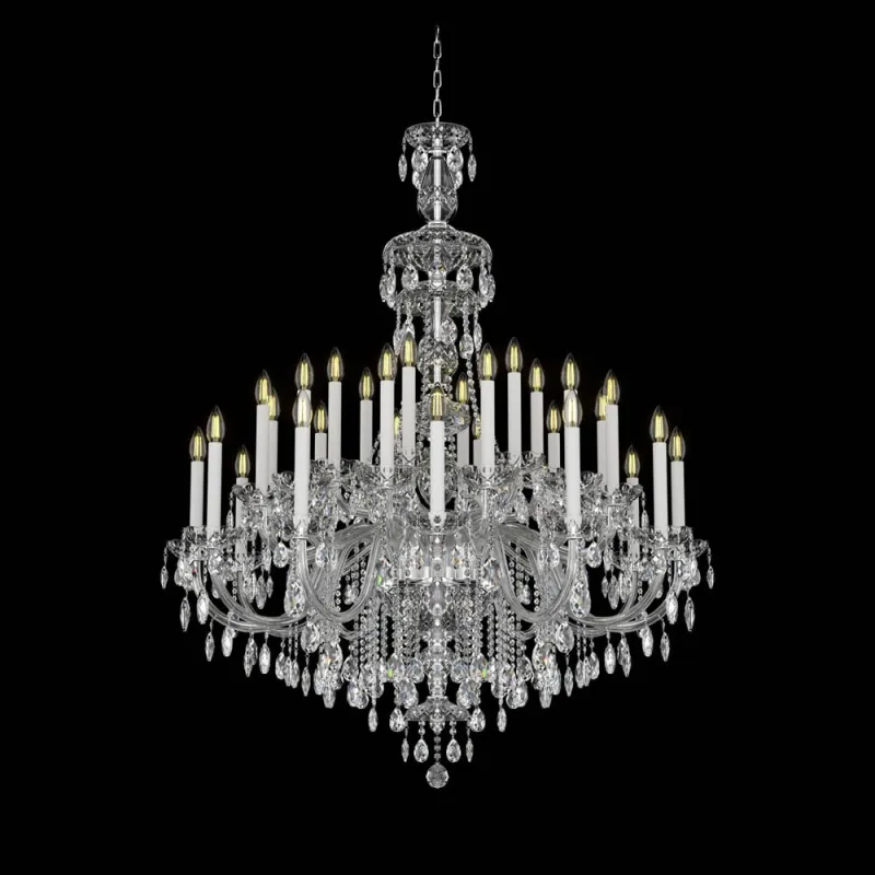 Candelabru Cristale, lux, Bohemia, E14, EL0101013001ELPB, Crystal