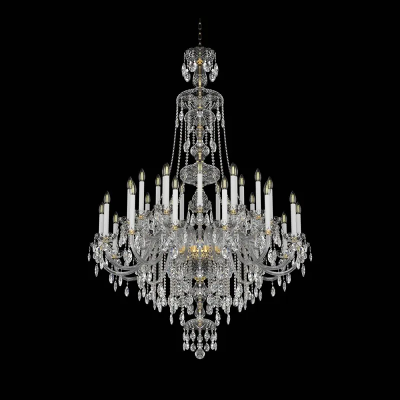 Candelabru Cristale, Bohemia, E14, EL0101013501ELPB, Crystal