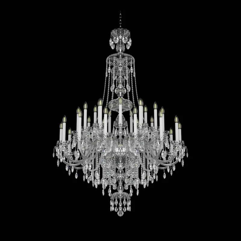 Candelabru Cristale, Bohemia, E14, EL0101013501ELPB, Crystal