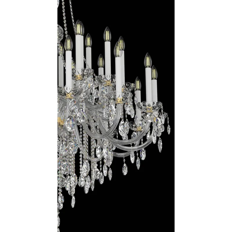 Candelabru Cristale, Bohemia, E14, EL0101013501ELPB, Crystal
