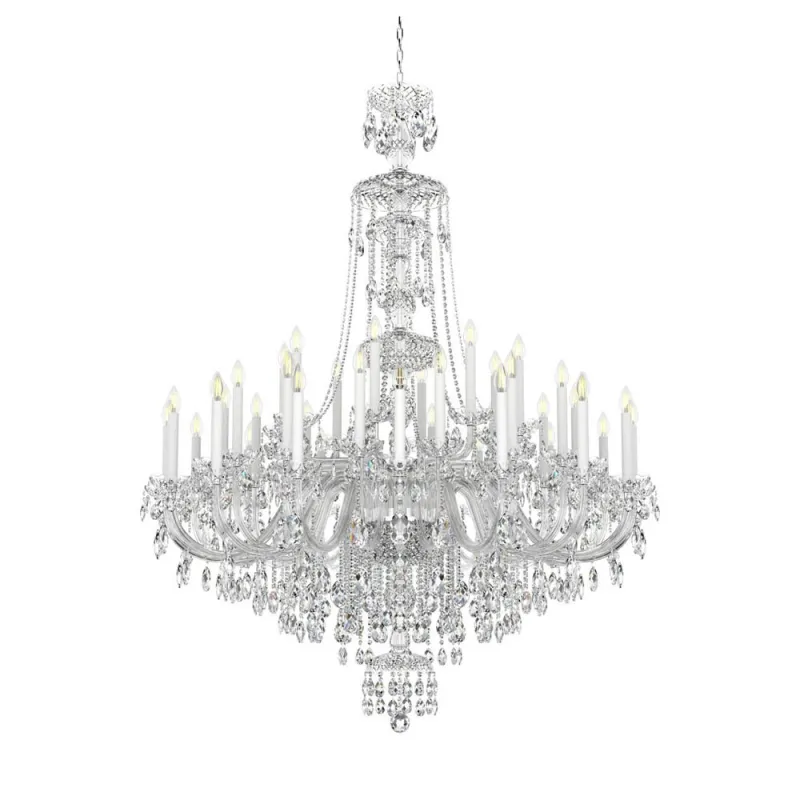 Candelabru Cristale, lux, Bohemia, E14, EL0101014001ELPB, Crystal