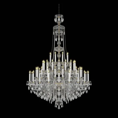 Candelabru Cristale, lux, Bohemia, E14, EL0101016401ELPB, Crystal