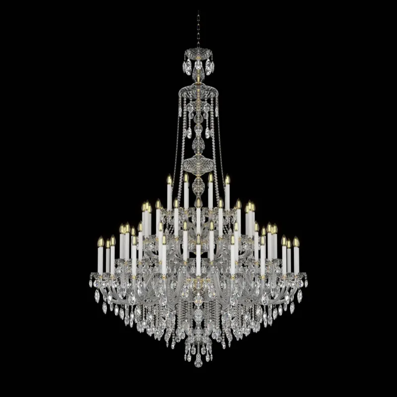 Candelabru Cristale, lux, Bohemia, E14, EL0101016401ELPB, Crystal