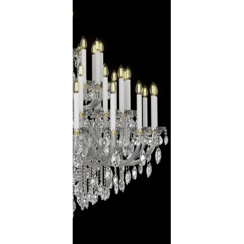 Candelabru Cristale, lux, Bohemia, E14, EL0101016401ELPB, Crystal