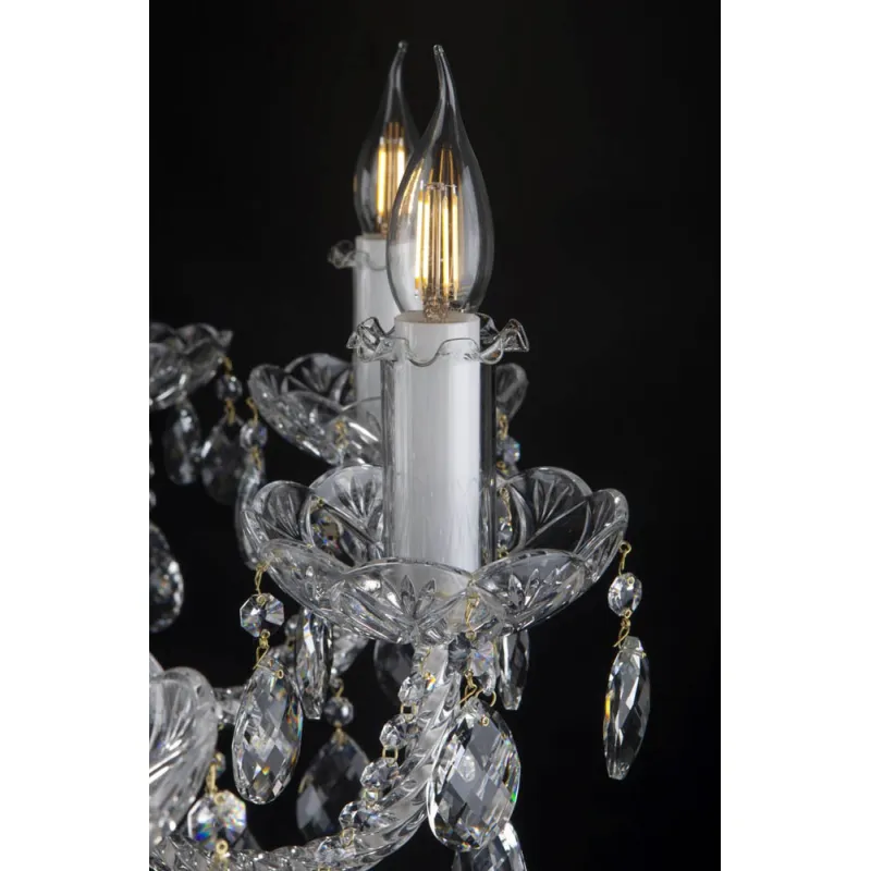 Candelabru Cristale, Bohemia, E14, EL0101021001oPB, Crystal
