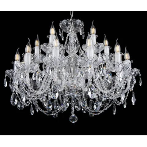 Candelabru Cristale, Bohemia, E14, EL01010212+602PB, Crystal