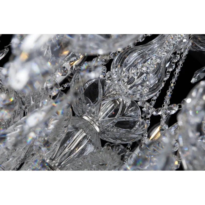 Candelabru Cristale, Bohemia, E14, EL01010212+602PB, Crystal
