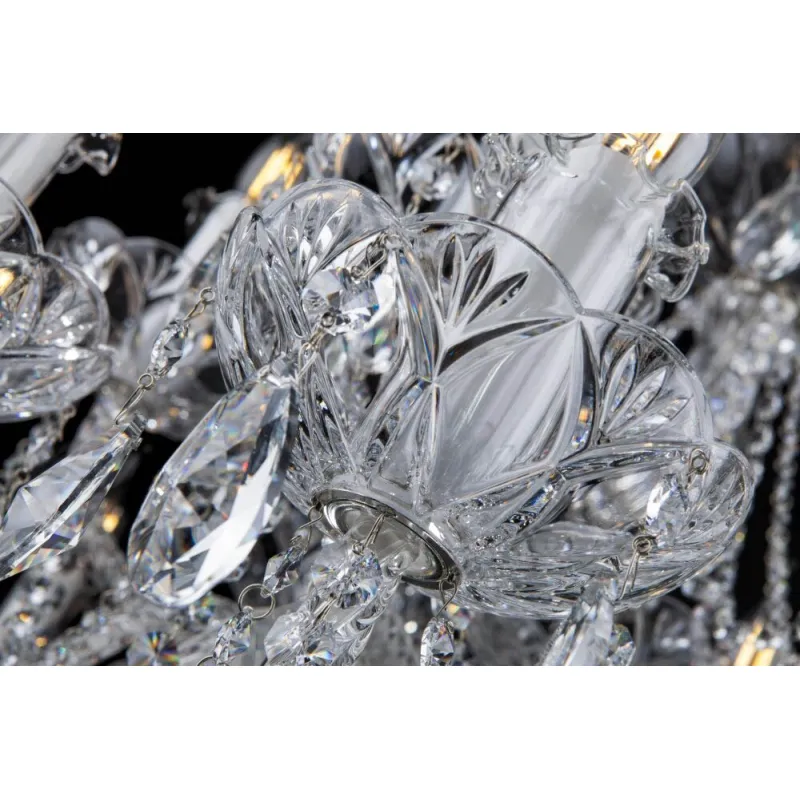 Candelabru Cristale, Bohemia, E14, EL01010212+602PB, Crystal