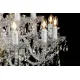Candelabru Cristale, Bohemia, E14, EL01010212+602PB, Crystal