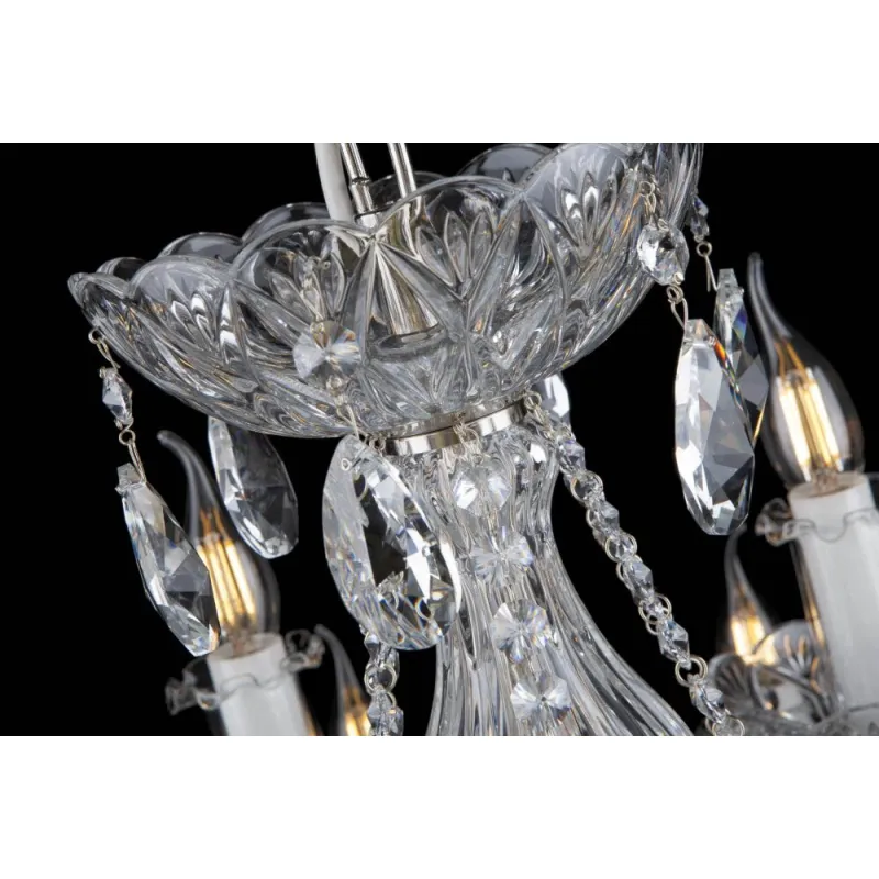 Candelabru Cristale, Bohemia, E14, EL01010212+602PB, Crystal