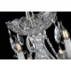 Candelabru Cristale, Bohemia, E14, EL01010212+602PB, Crystal