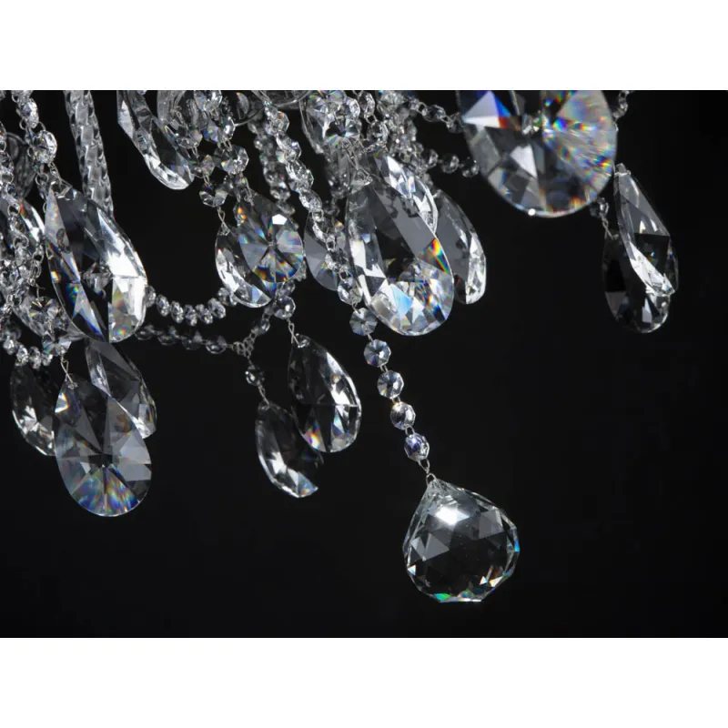 Candelabru Cristale, Bohemia, E14, EL01010212+602PB, Crystal