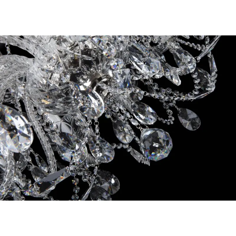 Candelabru Cristale, Bohemia, E14, EL01010212+602PB, Crystal