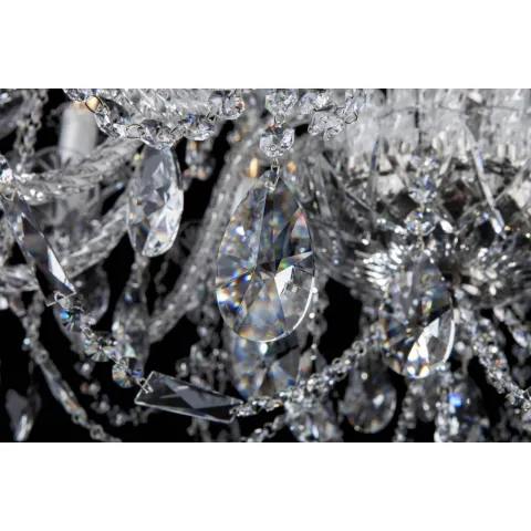 Candelabru Cristale, Bohemia, E14, EL01010212+602PB, Crystal