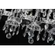 Candelabru Cristale, modern OVALPB, Bohemia, E14, EL0101021402OVALPB, Crystal