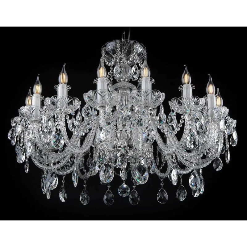 Candelabru Cristale, Bohemia, E14, EL0101021601PB, Crystal