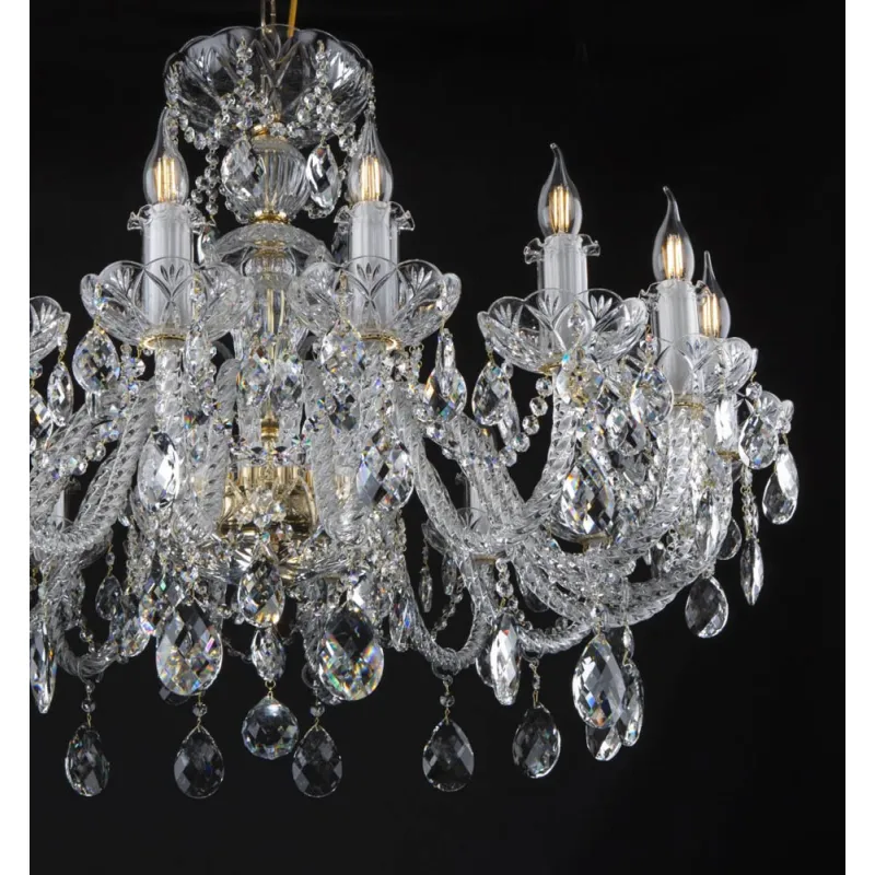 Candelabru Cristale, Bohemia, E14, EL0101021601PB, Crystal