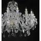 Candelabru Cristale, Bohemia, E14, EL0101021601PB, Crystal