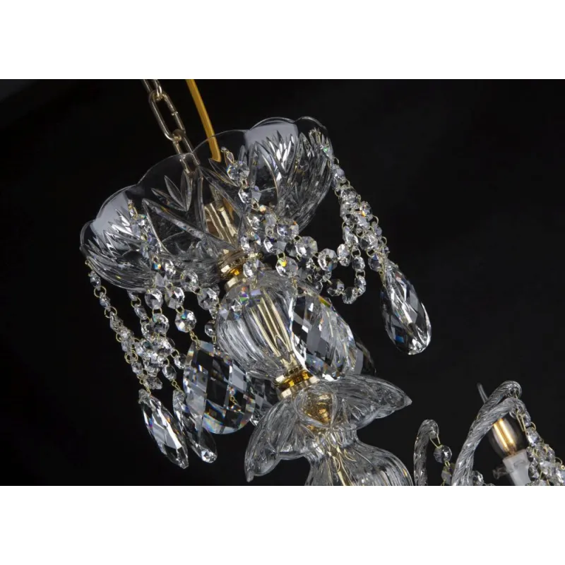 Candelabru Cristale, Bohemia, E14, EL0101021601PB, Crystal