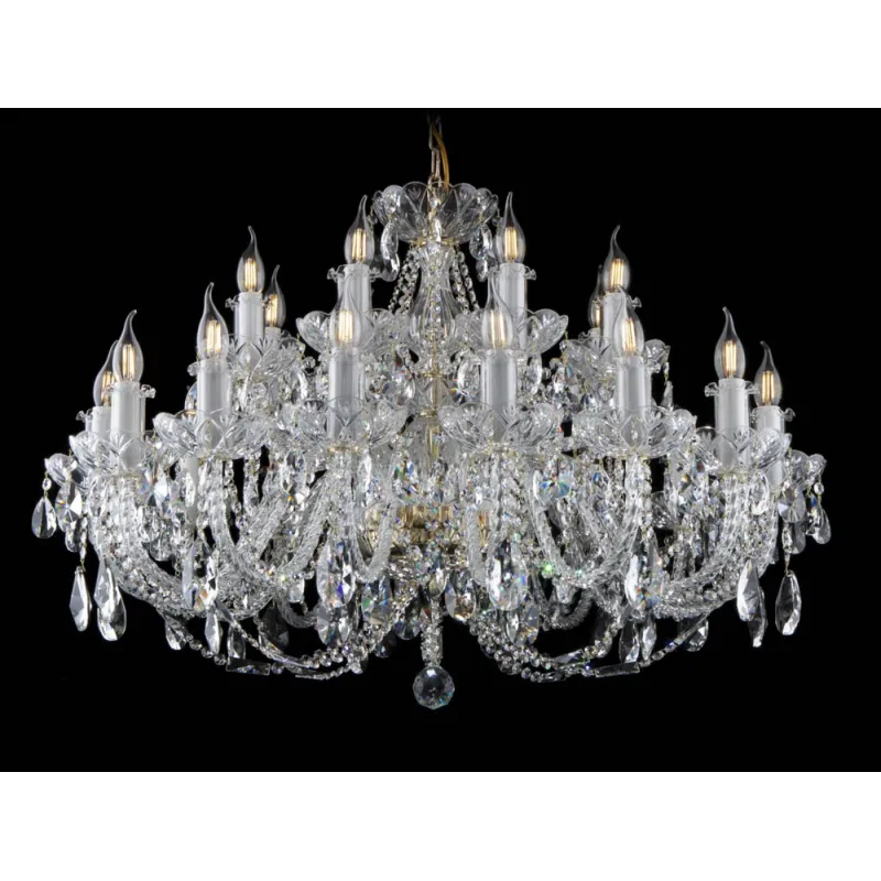Candelabru Cristale, Bohemia, E14, EL0101022402PB, Crystal