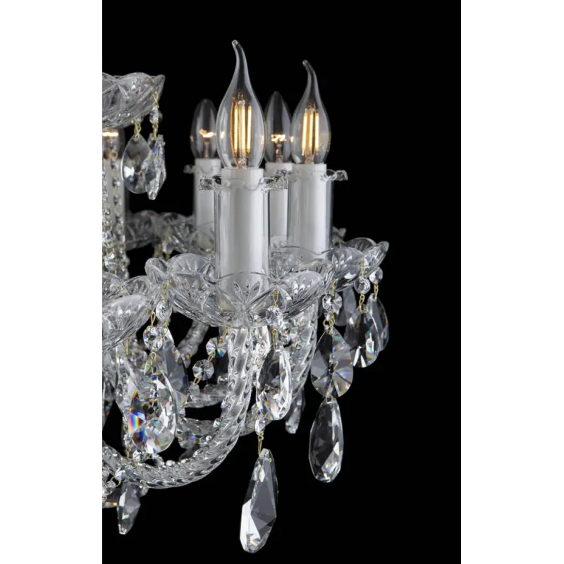 Candelabru Cristale, Bohemia, E14, EL0101022402PB, Crystal
