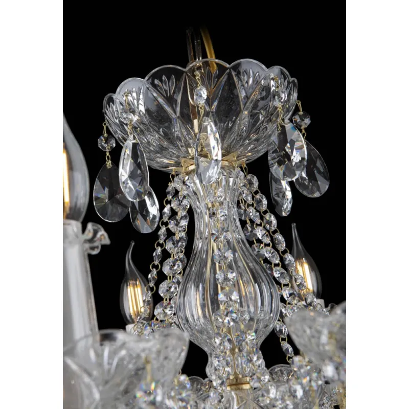 Candelabru Cristale, Bohemia, E14, EL0101022402PB, Crystal
