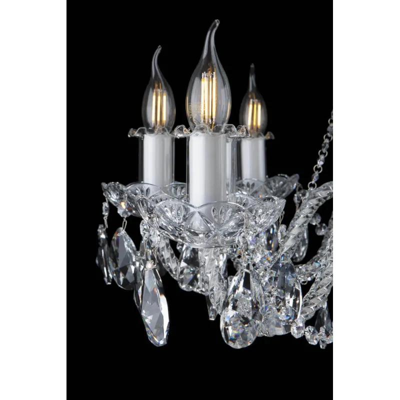 Candelabru Cristale, lux, Bohemia, E14, EL01010228+322PB, Crystal