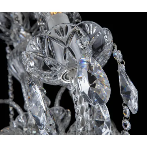 Candelabru Cristale, lux, Bohemia, E14, EL01010228+322PB, Crystal