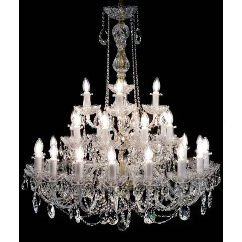 Candelabru Cristale, large, Bohemia, E14, EL0101022802PB, Crystal