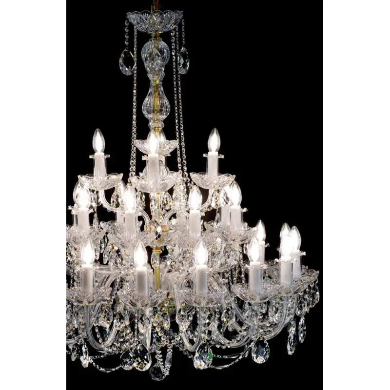 Candelabru Cristale, large, Bohemia, E14, EL0101022802PB, Crystal