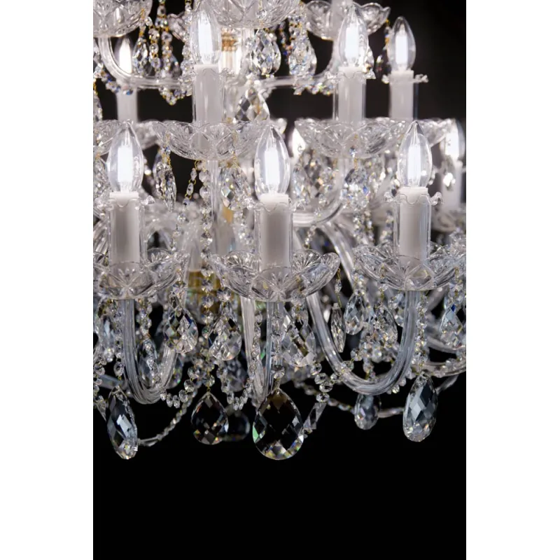 Candelabru Cristale, large, Bohemia, E14, EL0101022802PB, Crystal