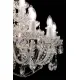 Candelabru Cristale, large, Bohemia, E14, EL0101022802PB, Crystal
