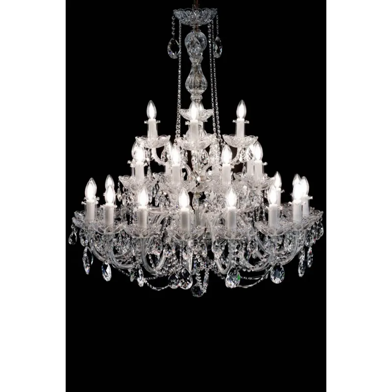 Candelabru Cristale, large, Bohemia, E14, EL0101022802PB, Crystal