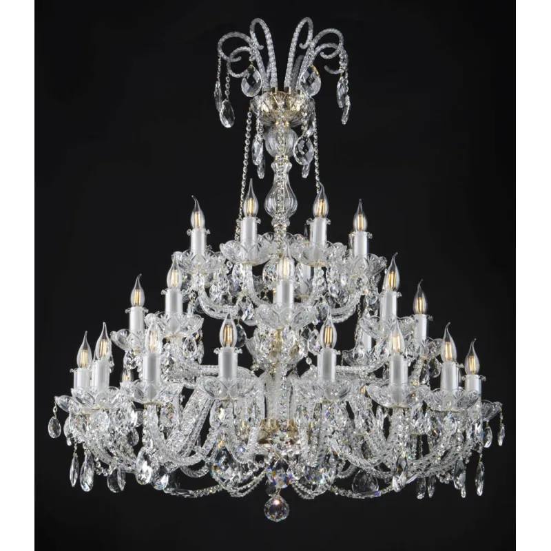 Candelabru Cristale, lux, Bohemia, E14, EL0101023201PB, Crystal